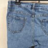 Paris Blues Distressed Denim Jeans Medium Wash 5-Pocket Frayed Hem Style JR 17