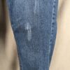 Paris Blues Distressed Denim Jeans Medium Wash 5-Pocket Frayed Hem Style JR 17
