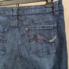 10-2124.jpg Lee Slender Secret Women's Dark Wash Denim Jeans Lower Waist Embroidered Pockets