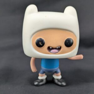 Funko Pop Adventure Time Finn #32 Out of Box 4in Figure Light Surface Marks S...