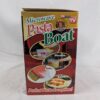 Microwave Pasta Boat Red Clear Steamer Rack Instructional Booklet New TeleBrands