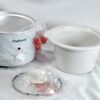 NOS Chefmate 1.5 Quart (1.4 L) Round White Slow Cooker w/ Lid &3 Heat Settings