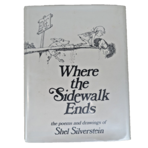 Where The Sidewalk Ends Shel Silverstein 1974 First Edition Non-1st Print HC DJ
