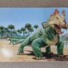 1991 DinoCardz Trading Cards #34 Staurikosaurus and #42 Estemmenosuchus Set of 2