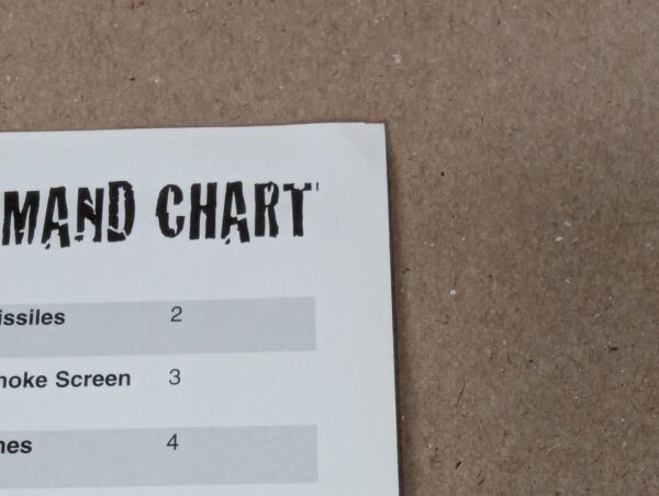 Streets of SimCity 1997 PC Game Keyboard Command Reference Card Maxis Original