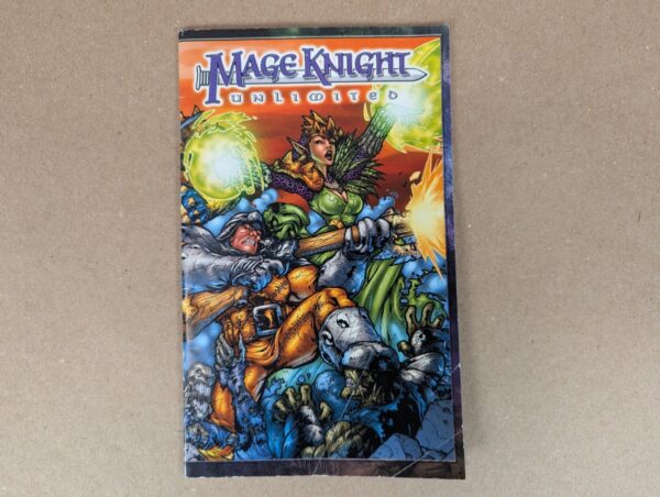10-2327.jpg 2002 WizKids Mage Knight Unlimited Game Booklet Tezla's Legacy Lore Rulebook