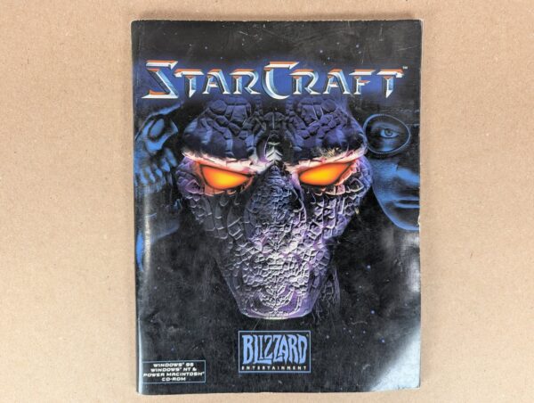 10-2332.jpg 1998 Blizzard Entertainment StarCraft PC Game Instruction Manual Vintage Gaming
