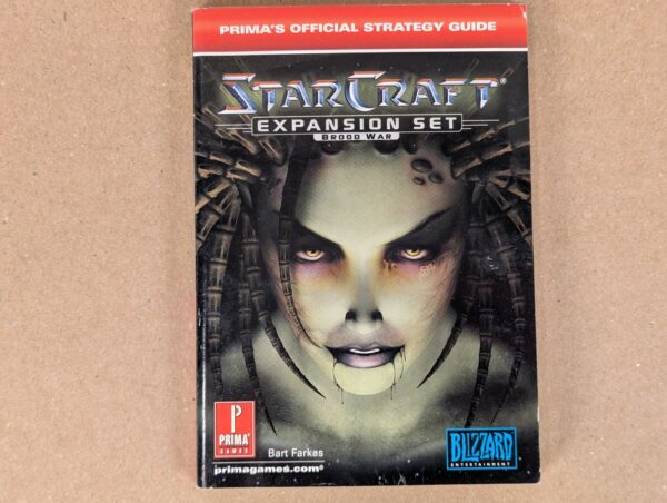 Prima Games Official Strategy Guide StarCraft Brood War PC Expansion Set 1998...
