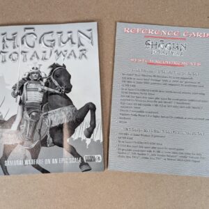 Shogun: Total War PC Game Instruction Manual and Reference Card 2000 Electron...