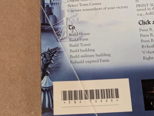 10-2352.jpg Age of Empires II The Age of Kings Official PC Game Manual 1999 Part X04-78896