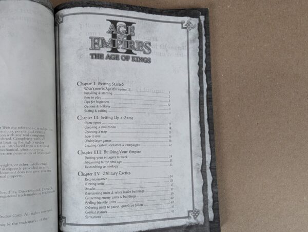 10-2356.jpg Age of Empires II The Age of Kings Official PC Game Manual 1999 Part X04-78896