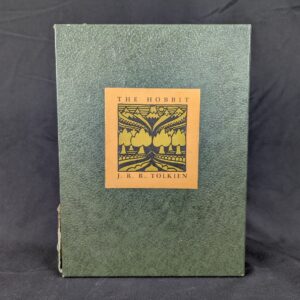 The Hobbit by J.R.R. Tolkien 1966 Houghton Mifflin Hardcover with Green Slipcase