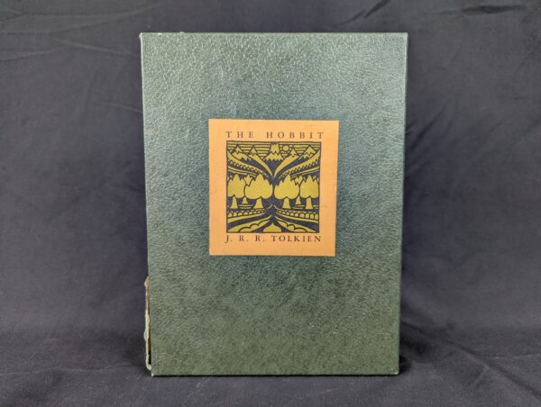 The Hobbit by J.R.R. Tolkien 1966 Houghton Mifflin Hardcover with Green Slipcase