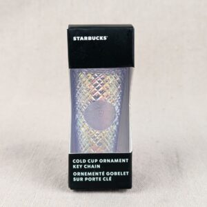 10-236.jpg Starbucks Cold Cup Ornament Keychain - Holiday Collection - 4 Inch - NOS Gift