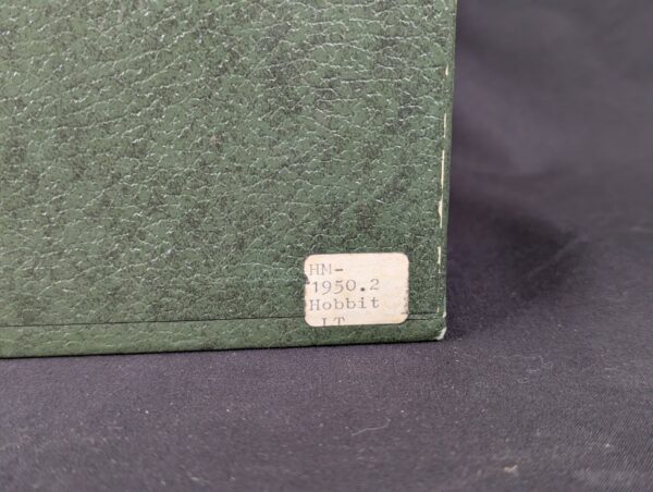 The Hobbit by J.R.R. Tolkien 1966 Houghton Mifflin Hardcover with Green Slipcase