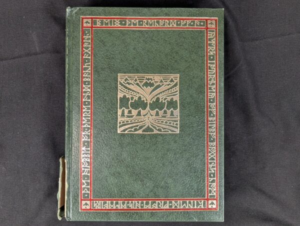 The Hobbit by J.R.R. Tolkien 1966 Houghton Mifflin Hardcover with Green Slipcase
