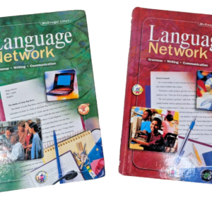 McDougal Littell Language Network Grade 7 Red and Grade 8 Green Textbook Set 2pc