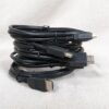 Hotron High-Speed HDMI Cables Type-A 5ft Black Lot of 5 Open Box FREE SHIPPING