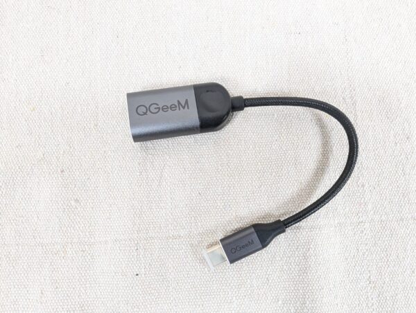 QGeeM 4K USB-C to HDMI Adapter High Definition Video Output XPS Pixelbook