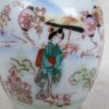 10-2455.jpg Vintage Japanese Porcelain Hand Painted Geisha 3.5" Creamer Unmarked