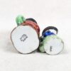 Occupied Japan Toby Jugs Set 2 Miniature Vintage Hand-Painted Ceramic Creamers