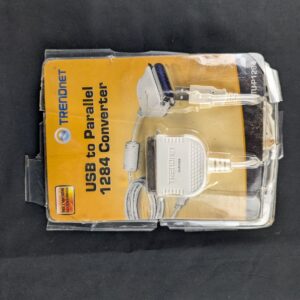 TRENDnet USB To Parallel 1284 Converter Cable New Open Box Windows 7 Compatible
