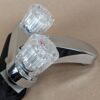 Aspen Andes Collection Two-Handle Lavatory Faucet Polished Chrome Acrylic Han...