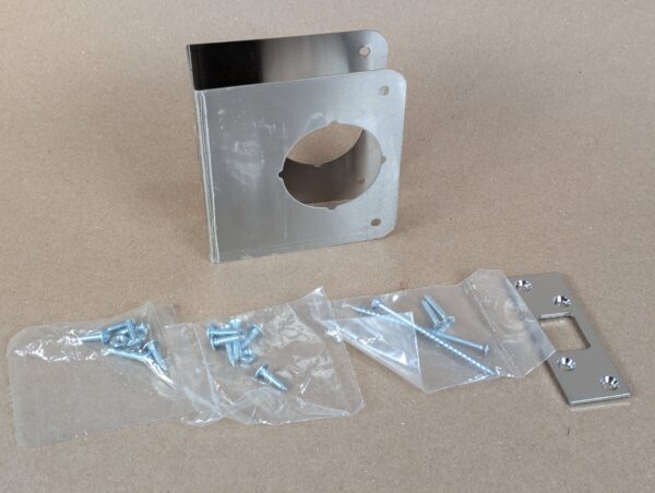 10-2484.jpg NEW Prime Line Lock & Door Reinforcement Plate Stainless Steel 1 3/4" Thick Door