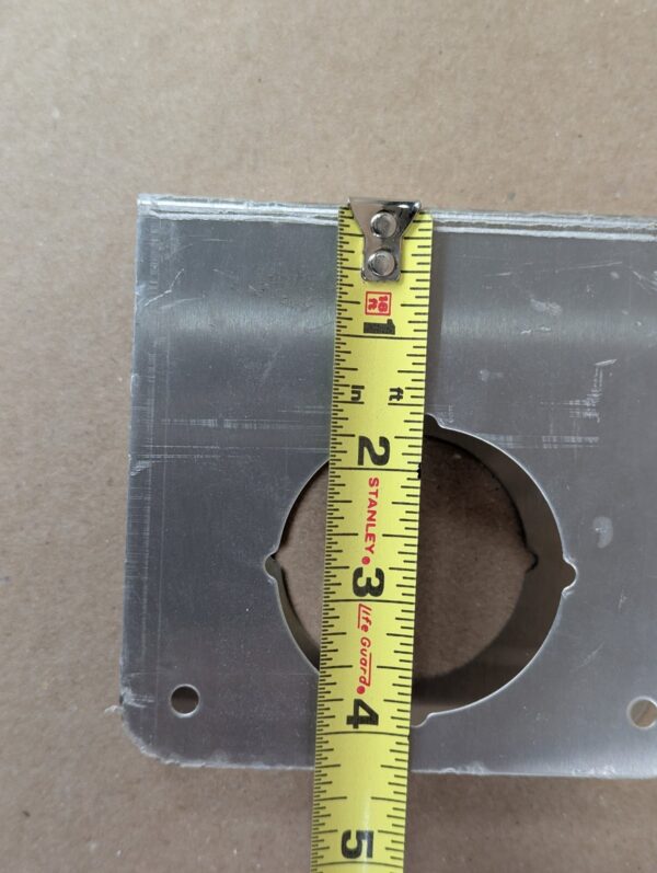 10-2492.jpg NEW Prime Line Lock & Door Reinforcement Plate Stainless Steel 1 3/4" Thick Door