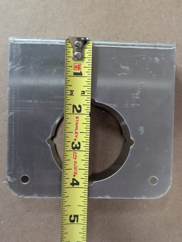 10-2493.jpg NEW Prime Line Lock & Door Reinforcement Plate Stainless Steel 1 3/4" Thick Door
