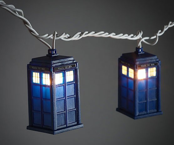 Doctor Who TARDIS Novelty String Lights 9ft Rabbit Tanaka Officially Licensed...