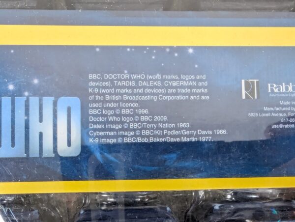 Doctor Who TARDIS Novelty String Lights 9ft Rabbit Tanaka Officially Licensed...