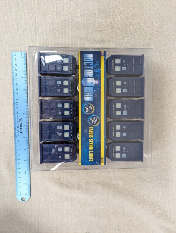 Doctor Who TARDIS Novelty String Lights 9ft Rabbit Tanaka Officially Licensed...