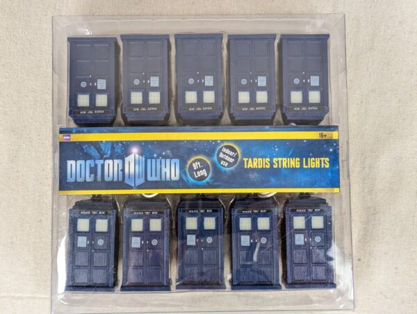 Doctor Who TARDIS Novelty String Lights 9ft Rabbit Tanaka Officially Licensed...