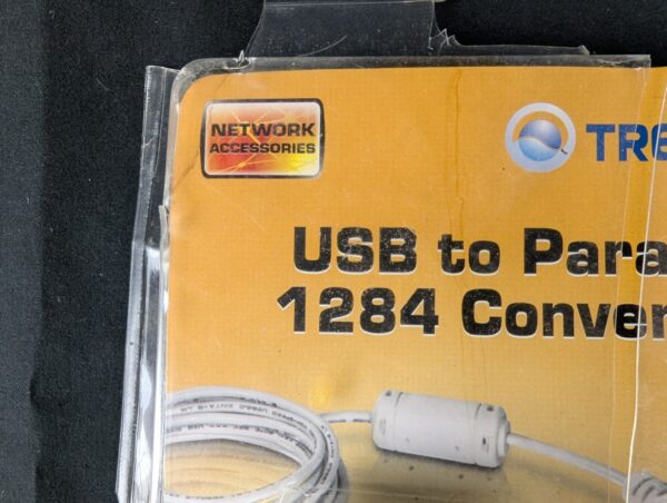 TRENDnet USB To Parallel 1284 Converter Cable New Open Box Windows 7 Compatible