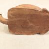 Hand-Carved Wooden Turtle Box Hinged Pierced Lid Trinket Holder Mid-Century S...