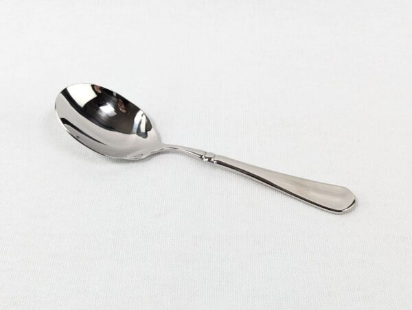 10-255.jpg Mikasa French Countryside Condiment Spoon - 18/10 Stainless Steel 6.5