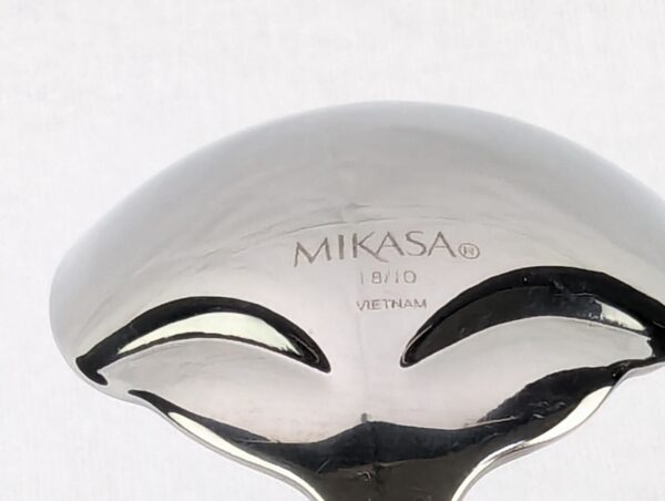 10-256.jpg Mikasa French Countryside Condiment Spoon - 18/10 Stainless Steel 6.5