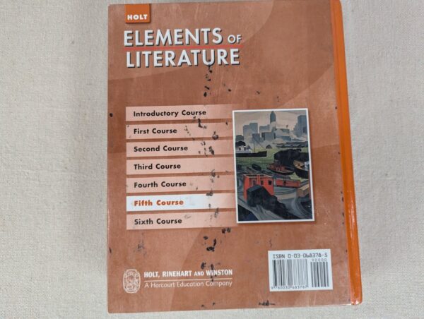 Holt Elements of Literature Fifth Course 2005 Textbook American Literature Ed...