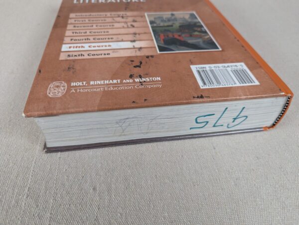 Holt Elements of Literature Fifth Course 2005 Textbook American Literature Ed...