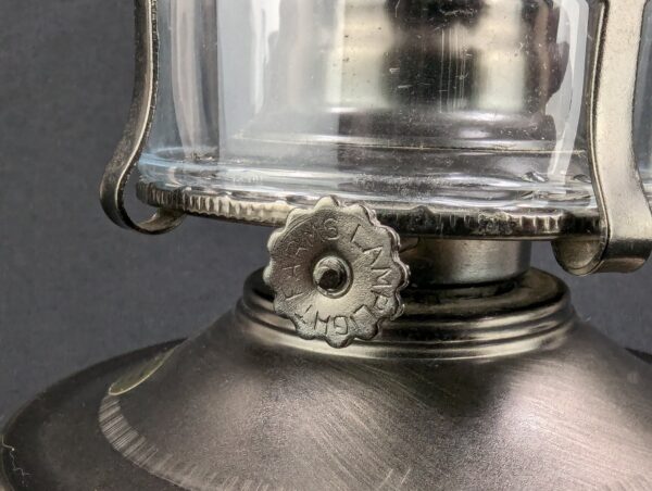 Lamplight Farms Vintage Oil Lamp 12in Tall Clean Wick Present Good Condition