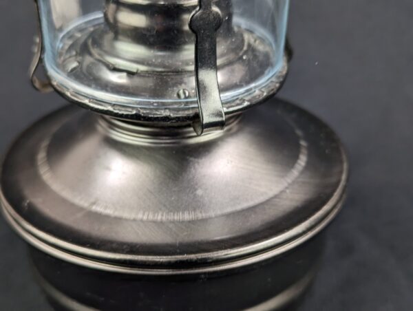 Lamplight Farms Vintage Oil Lamp 12in Tall Clean Wick Present Good Condition