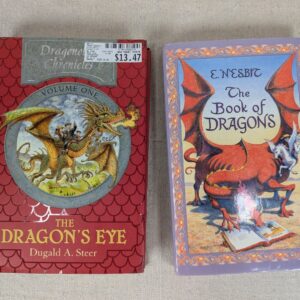 Lot of 2 Dragon Themed Hardcover Books The Dragon's Eye & The Book of Dragons