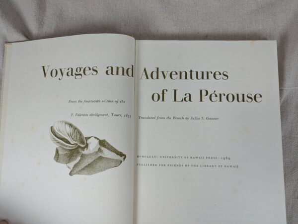 Voyages and Adventures of La Pérouse Cloth 1969