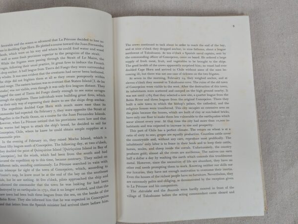 Voyages and Adventures of La Pérouse Cloth 1969