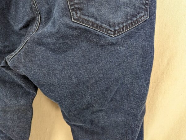 10-2641.jpg Bonobos Men's Jeans Dark Wash 5-Pocket Regular Fit 17.5in Waist 29.5in Inseam