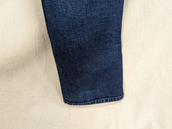 10-2643.jpg Bonobos Men's Jeans Dark Wash 5-Pocket Regular Fit 17.5in Waist 29.5in Inseam