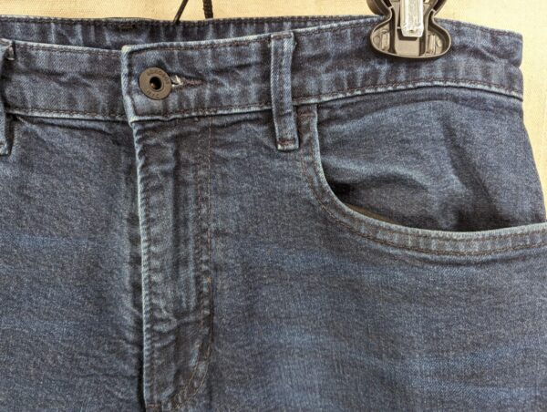 10-2645.jpg Bonobos Men's Jeans Dark Wash 5-Pocket Regular Fit 17.5in Waist 29.5in Inseam