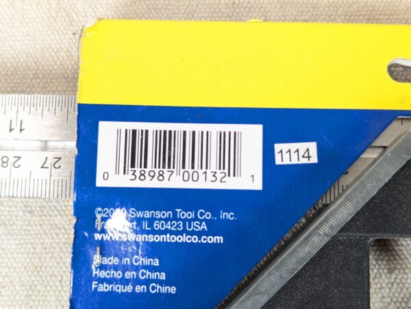 Swanson 12" Professional Combination Square Model TC132 Stainless Steel New 2009