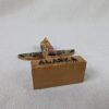 Vintage Alaska Souvenir Totem Pole Figurine Resin Hand Painted 4 Inch Tall Good